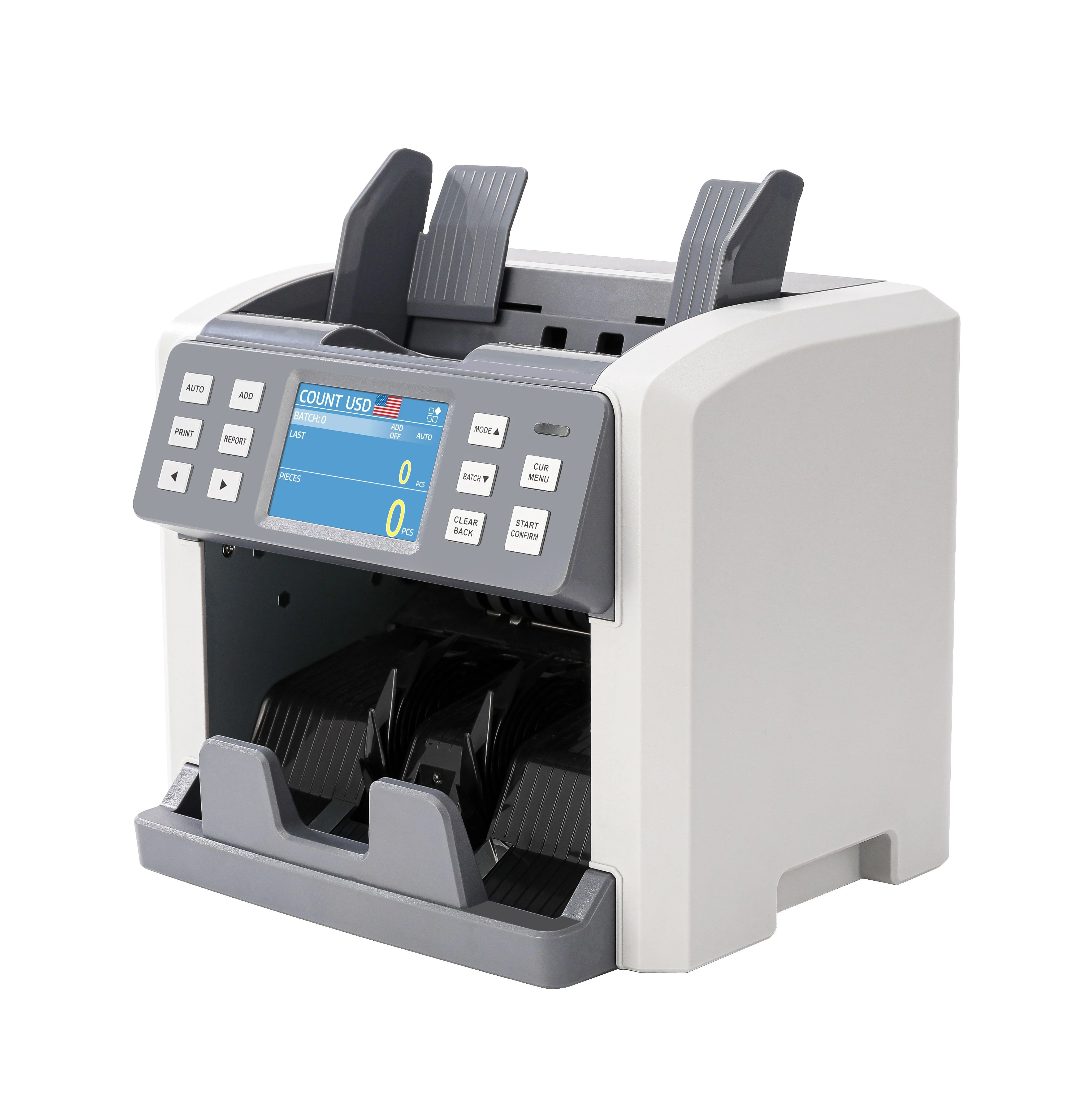 HL-P120 note counter 15 currencies mixed count with 2 CIS  Money counter touch screen 2 colorful CIS