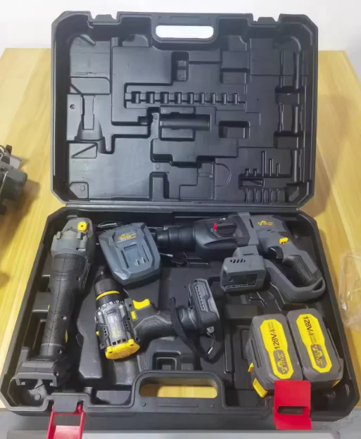 21v The Best Lithium Battery Cordless Electric Drill Power Drilling Machines Brushless Drill Tools Combo Set