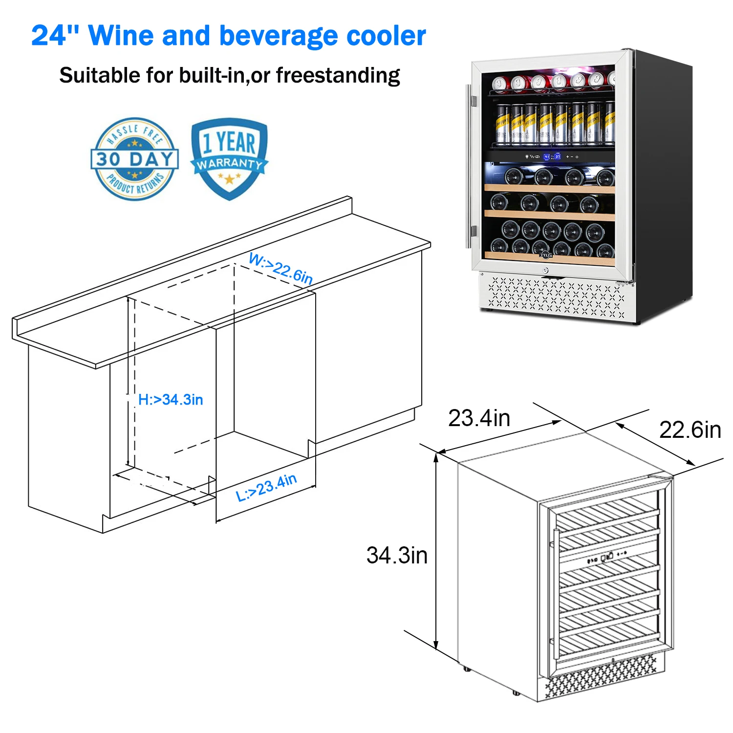 Wholesale Customizable Beverage Cooler Fridge 150L Single-zone Beer Fridge Foam Door Wine and Beverage Coolers