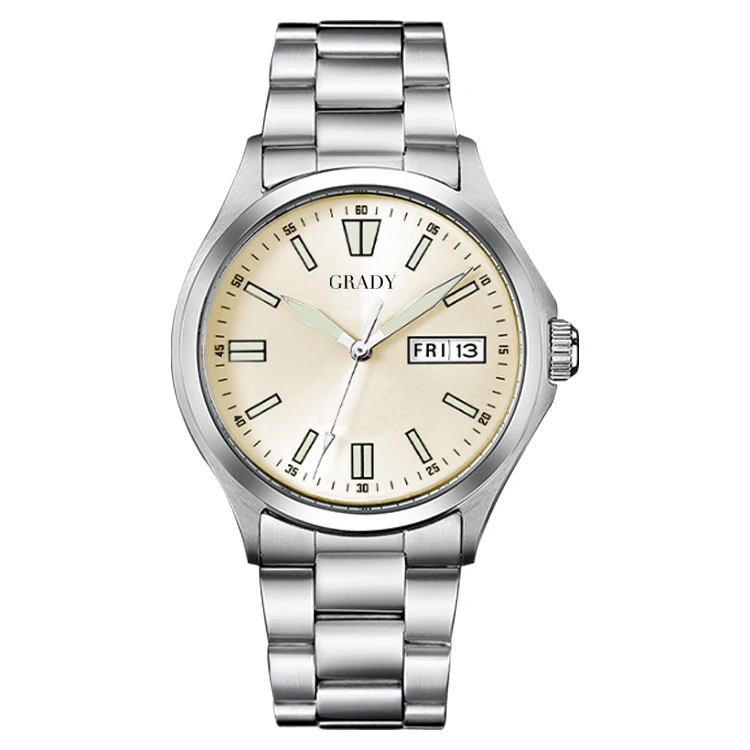 Factory Wholesale Reloj Hombre Stainless Steel 5ATM Water Resistant Luxury Business Men Bracelet Watches