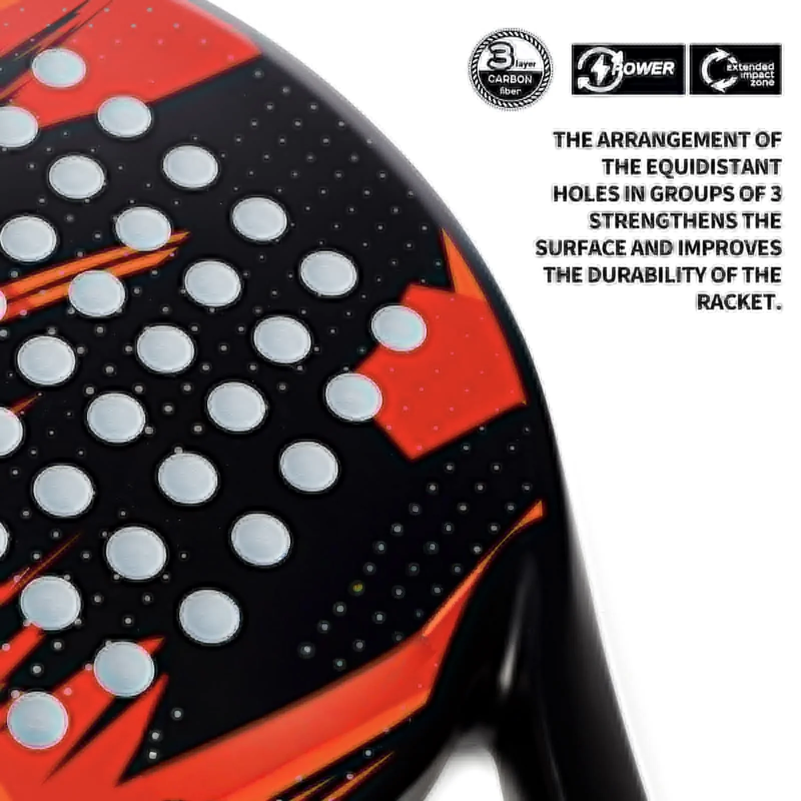 Padel Racquet Paddle High Performance Paddle for Padel Tennis Durable Racquets Professional Grade Paddle