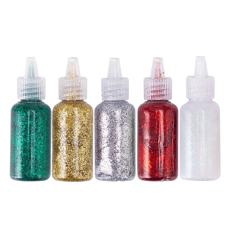 5 pack Amazon Best Crafts Wholesale stickles decoration non-toxic Glitter Glue Sets for Crafts for Holidays and Festivals