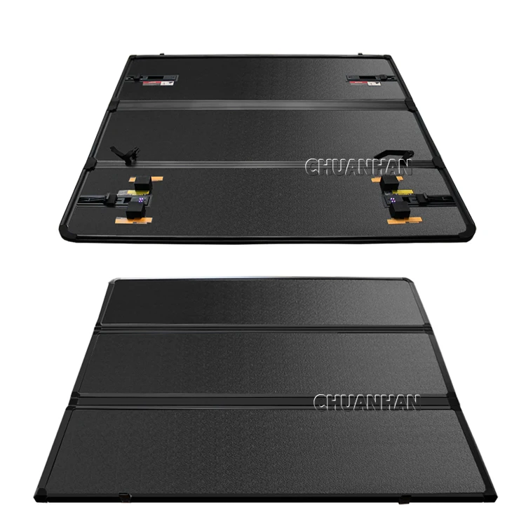 Gwm tonneau cover hard tri-fold bakflip mx4 tonneau cover l200 for chevy silverado gmc mitsubishi triton
