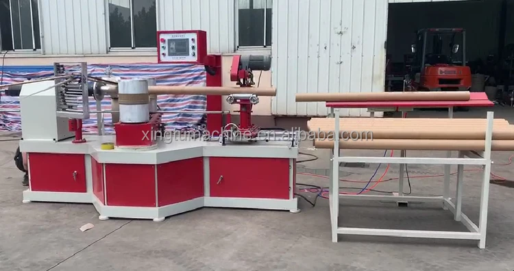 Chinese Manufacturer High Speed Multi Cutters Spiral Paper Tube Core Making Machine