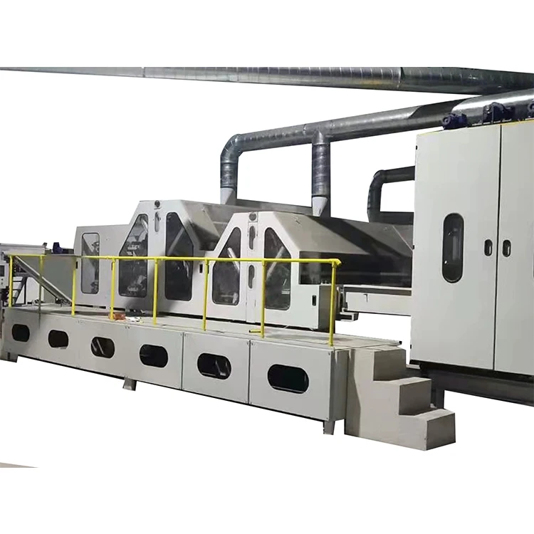 Nonwoven Production Line Cotton Fiber Wool Double Cylinder Double Doffer Carding Machine