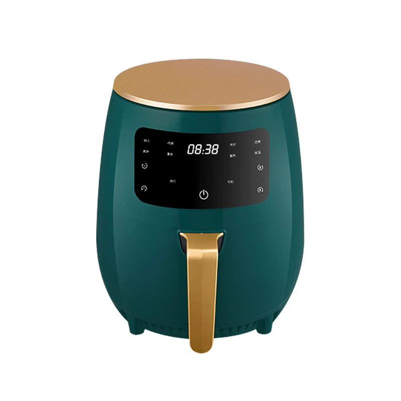 1400W 4.5L Household Kitchen Small Appliances Touch Screen Free Oil Air Deep Fryer
