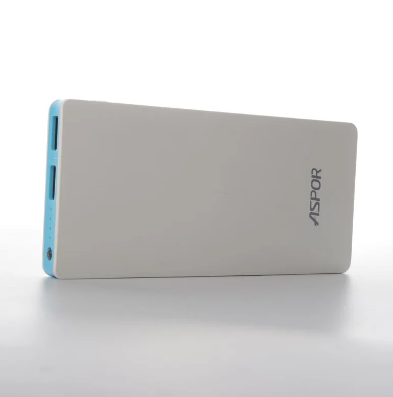 
Pocket portable power bank 10000 mAh with lead light 
