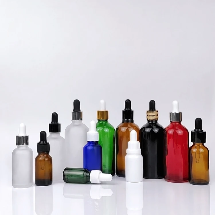 5ml 10ml glass clear amber essential oil bottle 30 ml 50ml glass dropper bottle for aroma perfume oil