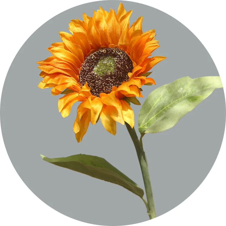New Design Single-headed Sunflowers Artificial  Centerpiece Flowers Dried Flower Artificial Flower Bouquet Home Decor