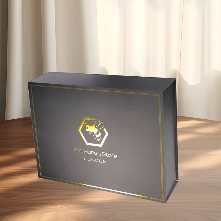 Custom Paper Packing Miel Honey Jar Gift Box Packaging Honey Packaging Box