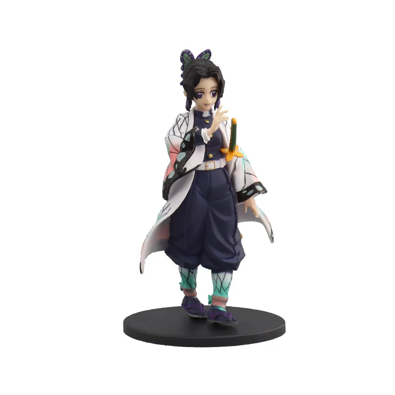 Anime Demon Slayer Figure Kamado Tanjirou Nezuko Action Figures PVC Model Toys Zenitsu Figurine Inosuke Kimetsu No Yaiba Figura
