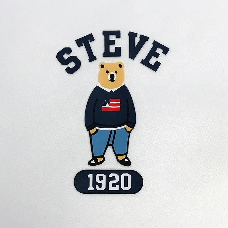 Custom 3D TPU Silicone Label Embossed Name Logo T-shirt Heat Transfer Heat Seal Label for Clothing