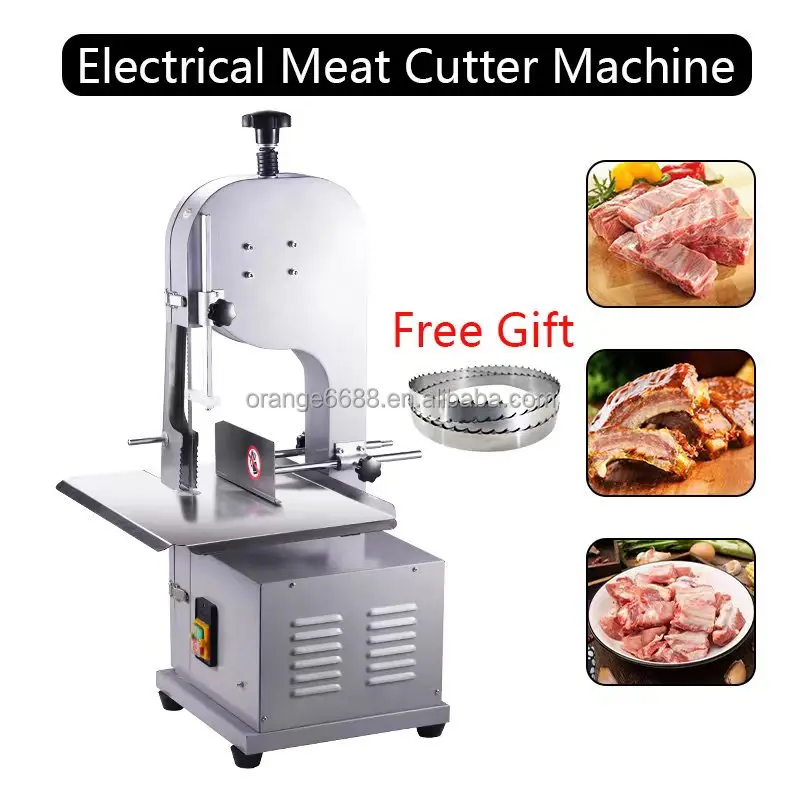 High Quality Frozen Bone Saw Electric Used Meat and Bone Saw Meat Fish Cutting Machine Automatic Bone Cutting Machine