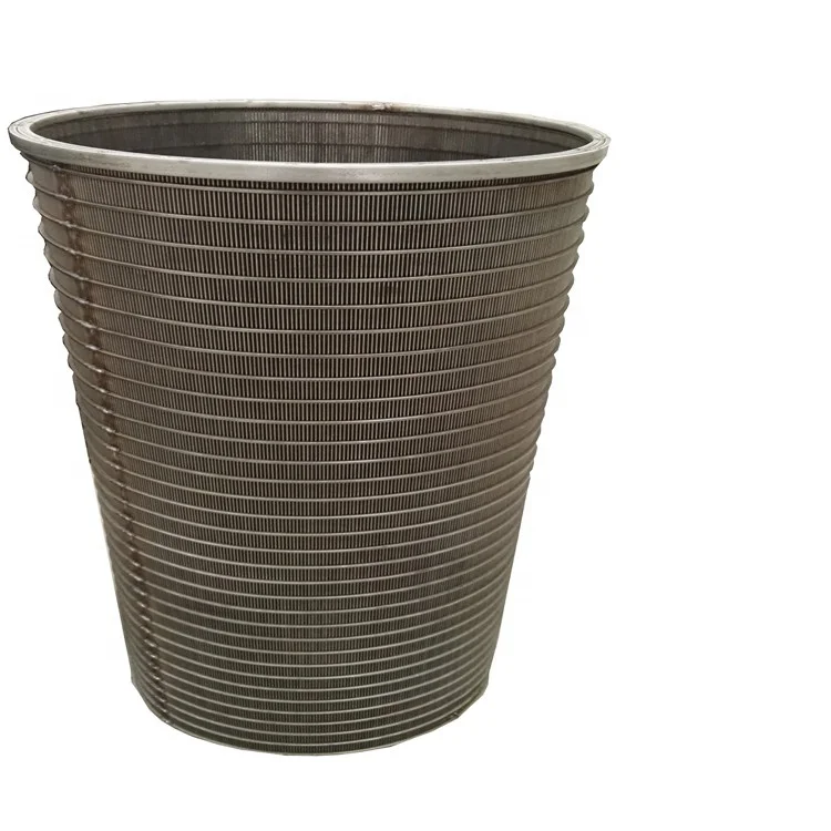 rotary drum screen filter stainless steel wedge wire automatic self cleaning filter