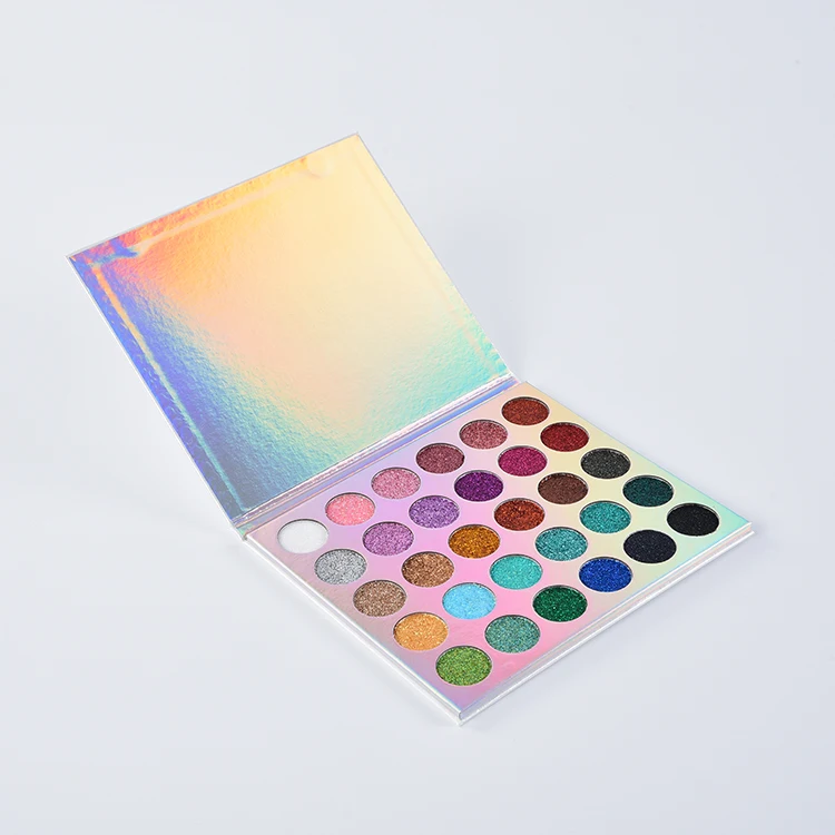 hot selling Eye makeup cosmetics 30 color vegan eye shadow luxury eyeshadow palette with pink shiny case