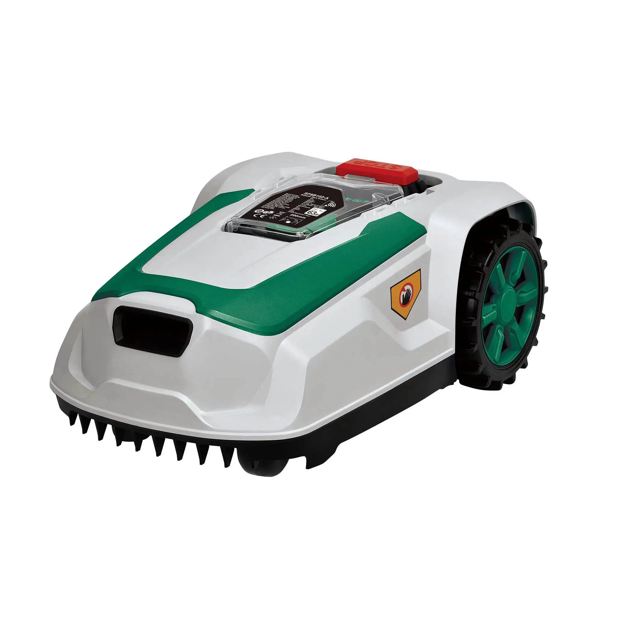 Robotic Automatic Lawn Mower with GPS Assisted Navigation Automatic Robot Lawn Mower 4AH Battery Powered Rain Sensor APP Control