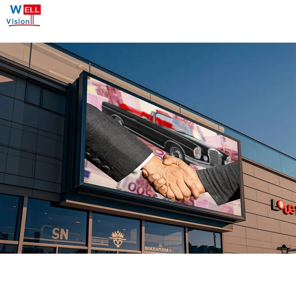 Водонепроницаемый P8 P10 задний сервис фиксированный Smd гигантские Pantallas наружный видео настенный дисплей большой рекламный СВЕТОДИОДНЫЙ экран