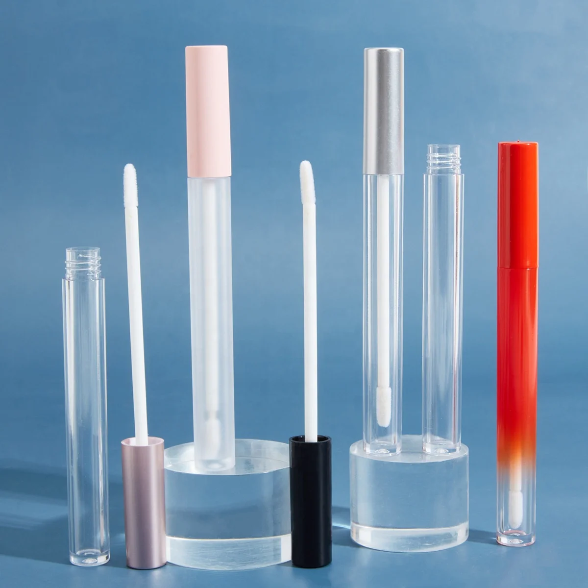 2.5ml/5ml/10ml Plastic Lip Gloss Tube Containers Lipstick Tubes Private Brand Lipgloss Packaging Lipgloss Tubes Custom Logo OEM