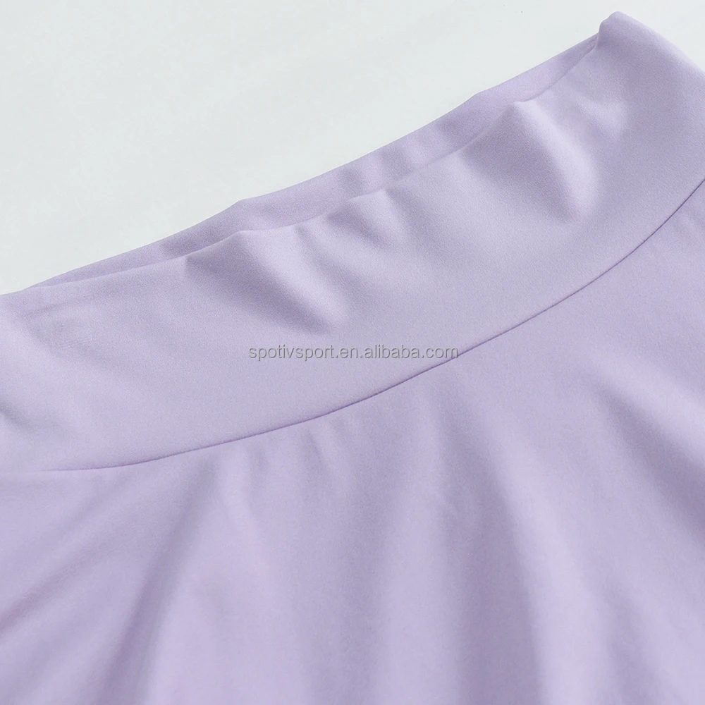 Custom Pure Polyester Dress Skirts Pickleball Jersey Uniform Female Pickleball Clothing Pleated Short Skirt