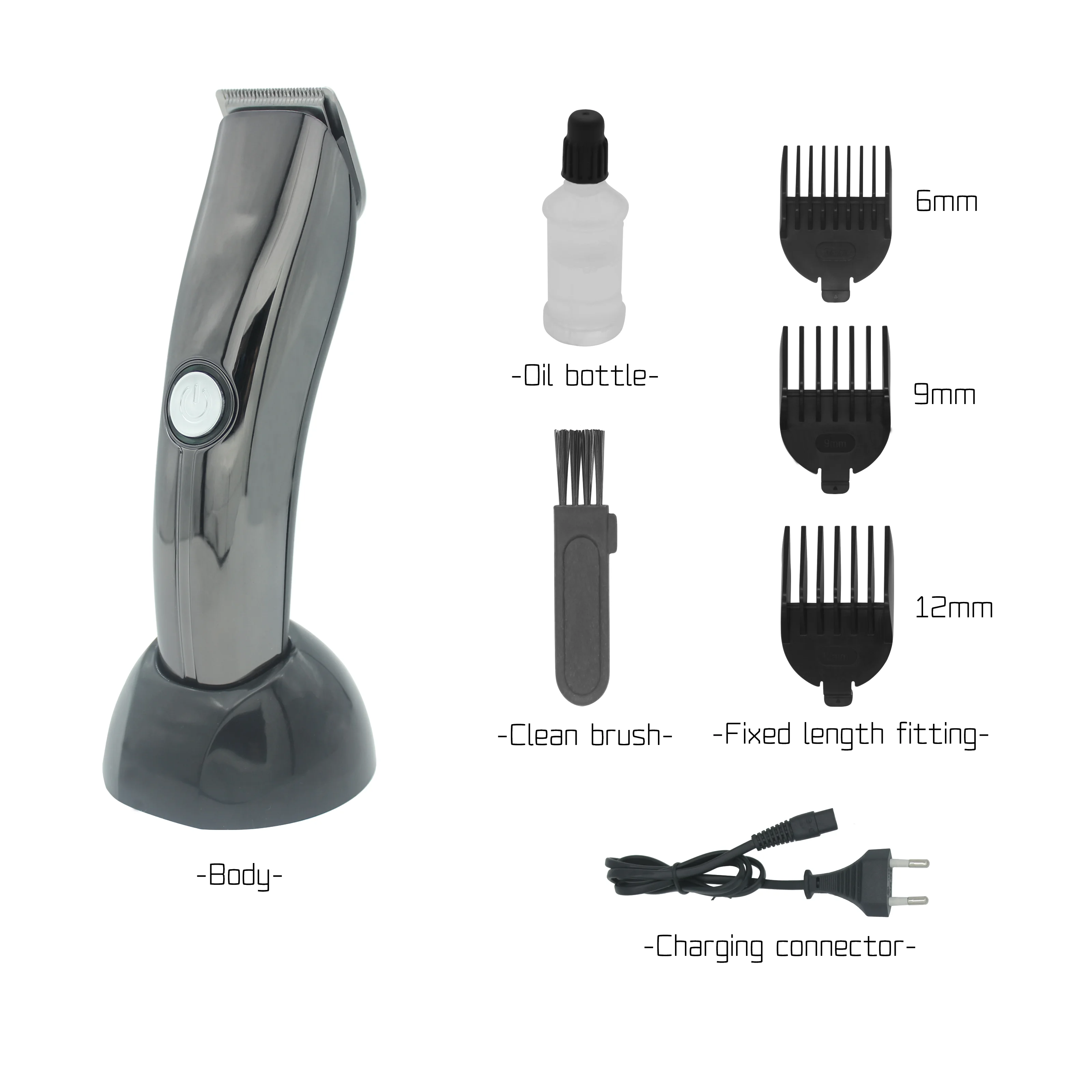 Unique design hot sale zero gapped trimmer hair clippers cordless men