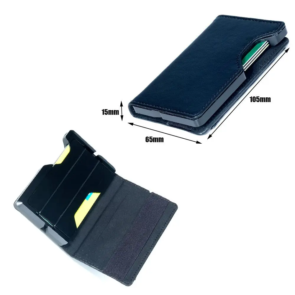 New design minimalist rfid blocking aluminum wallet  mens wallet metal wallet credit card holder