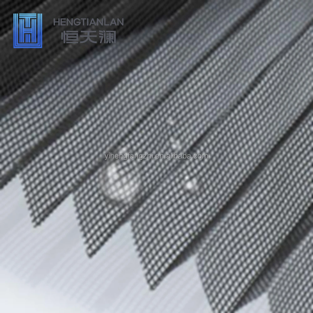 Waterproof Polyester Fabric Plisse or Pleated Insect Mesh mosquito net for window and door