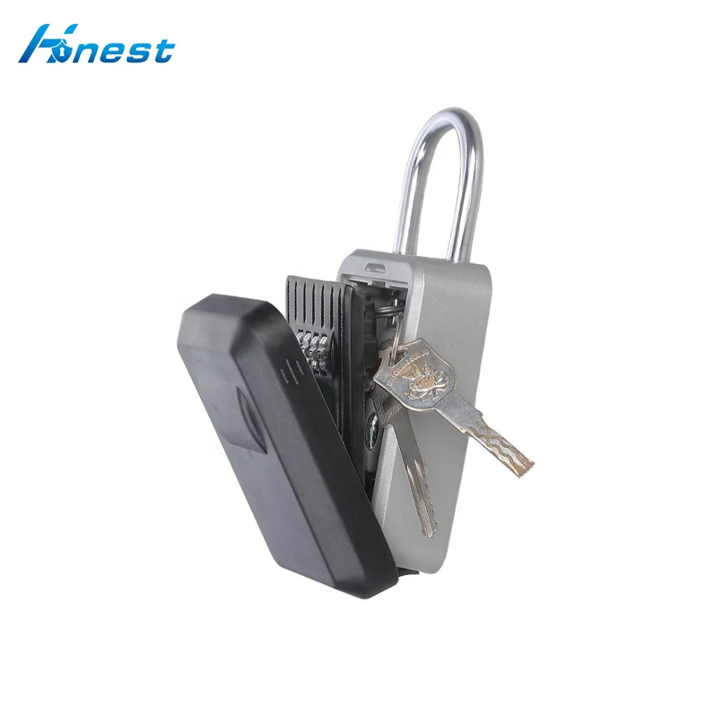 water proof  lock box combination keys safe  key safe box with shackle outdoor