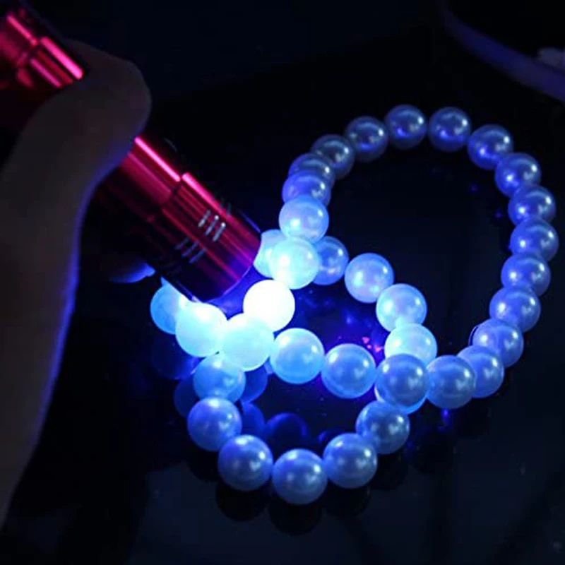 Flashlight Mini Aluminum Ultra Violet 9 LED Flashlight Blacklight Torch Light