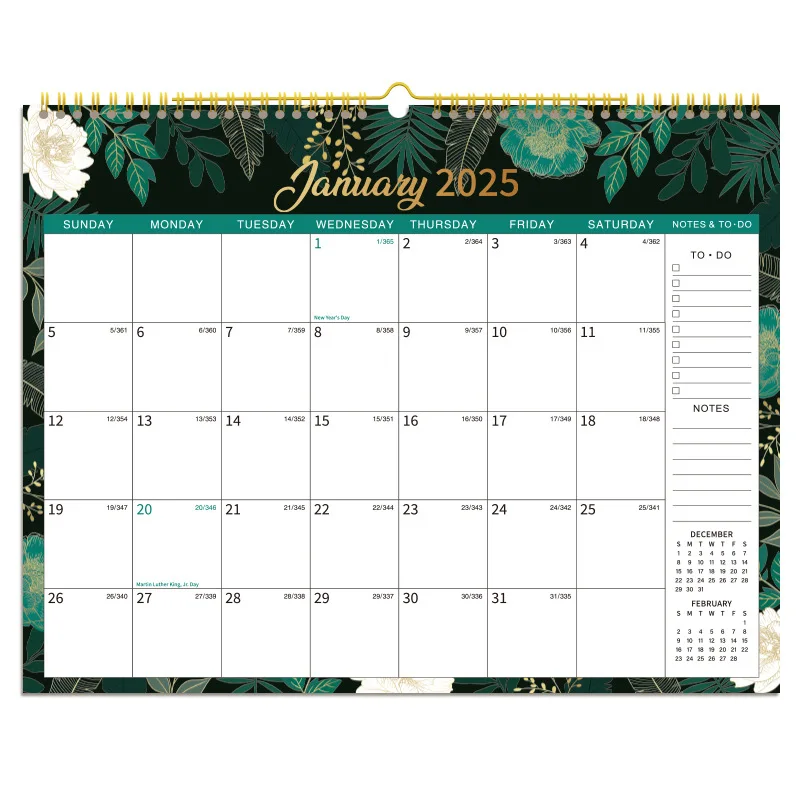 Promotional Desk Flip Calendar Durable Standing Anti-slip Calender 2025 Luxury Calender Gift for Home Office Supplier
