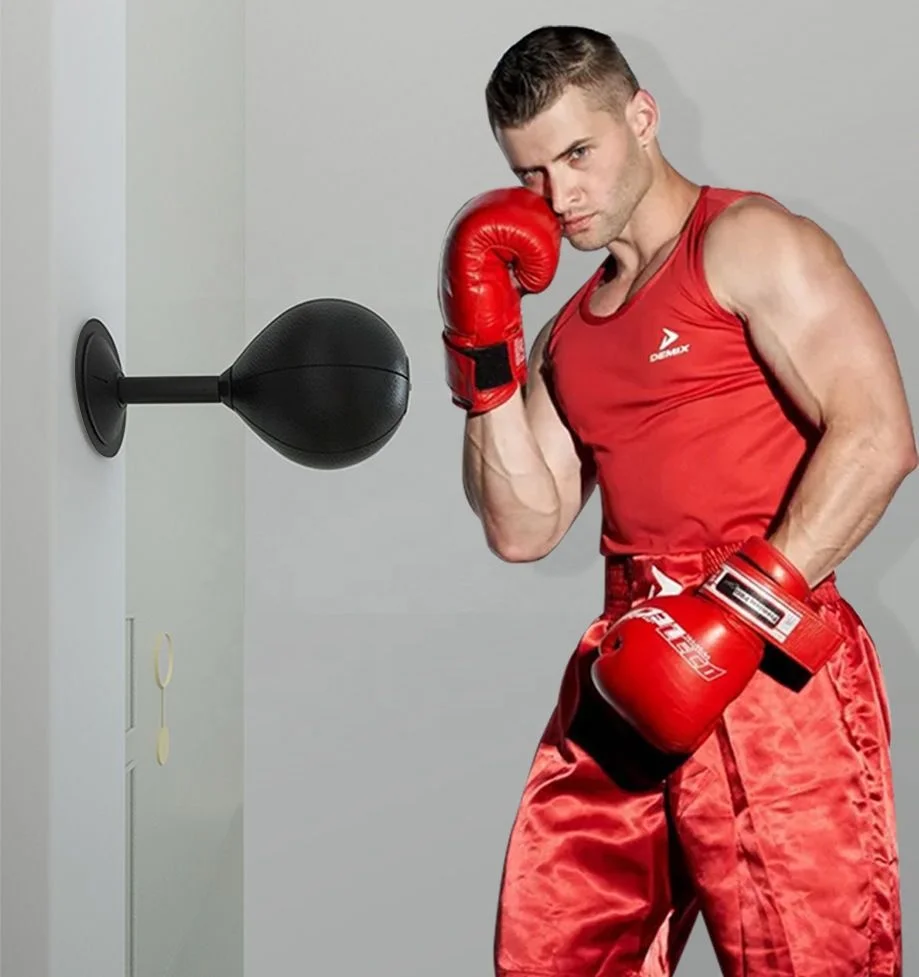 Stress Buster Relief Free Standing Desk Table Boxing Punch Ball Suction Cup Reflex Strain Tension Toys Desktop Punching Bag