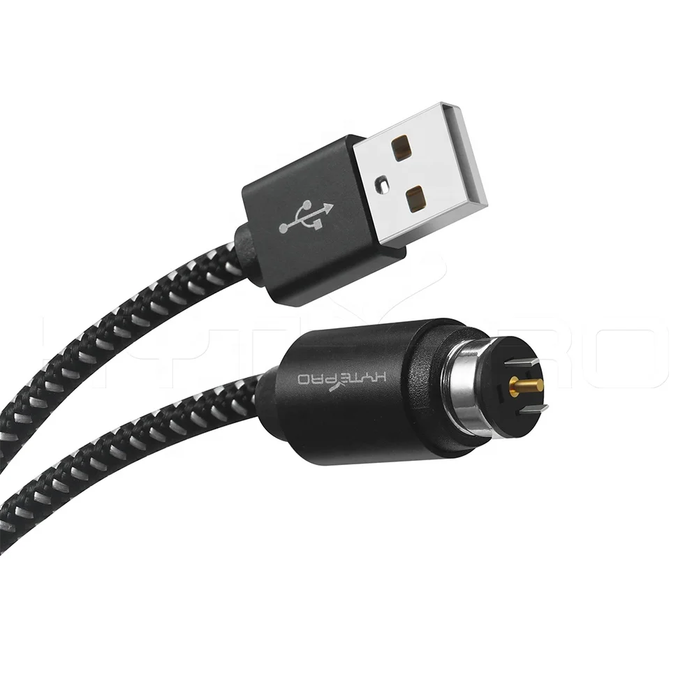 Алюминиевые 2-контактные круглые магнитные силовые кабели usb 2.0