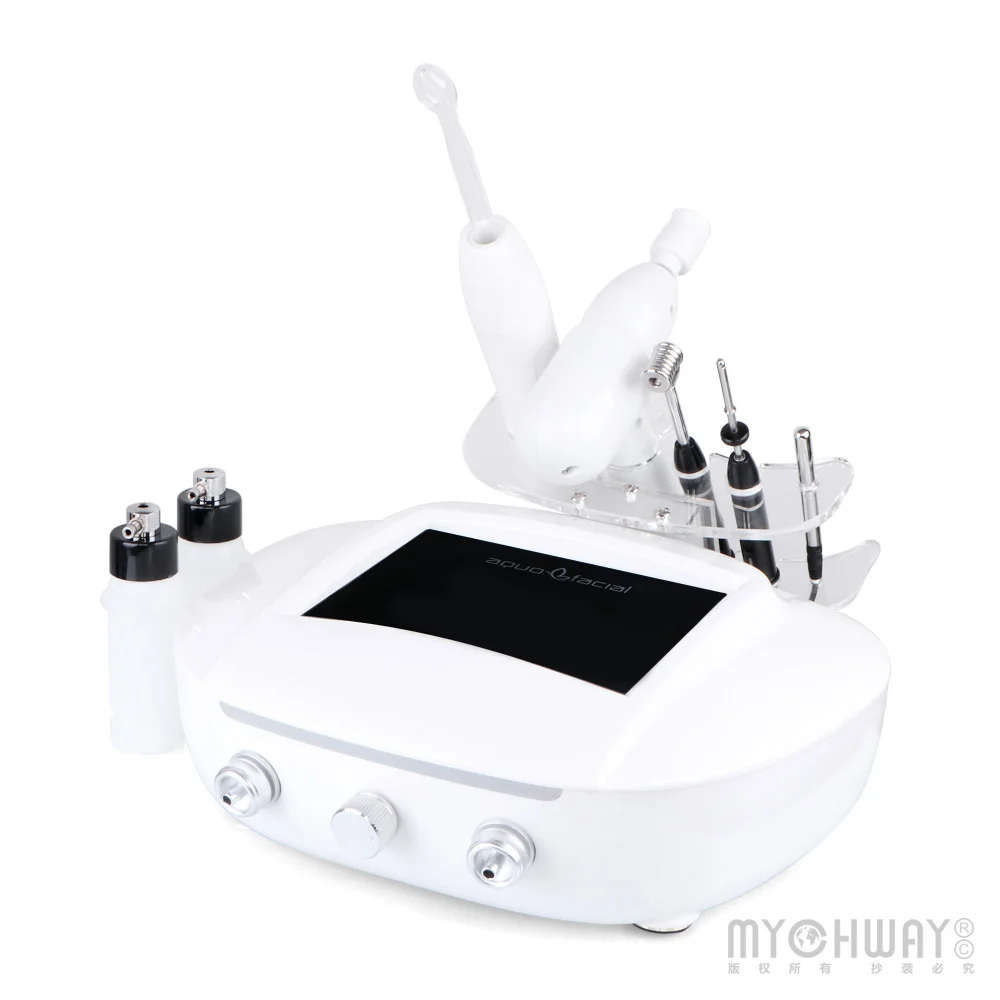 High Frequency +ION/-ION +Dermabrasion Anti-bacterial Ance Treatment With Auto Brush Face Skin Beauty Machine