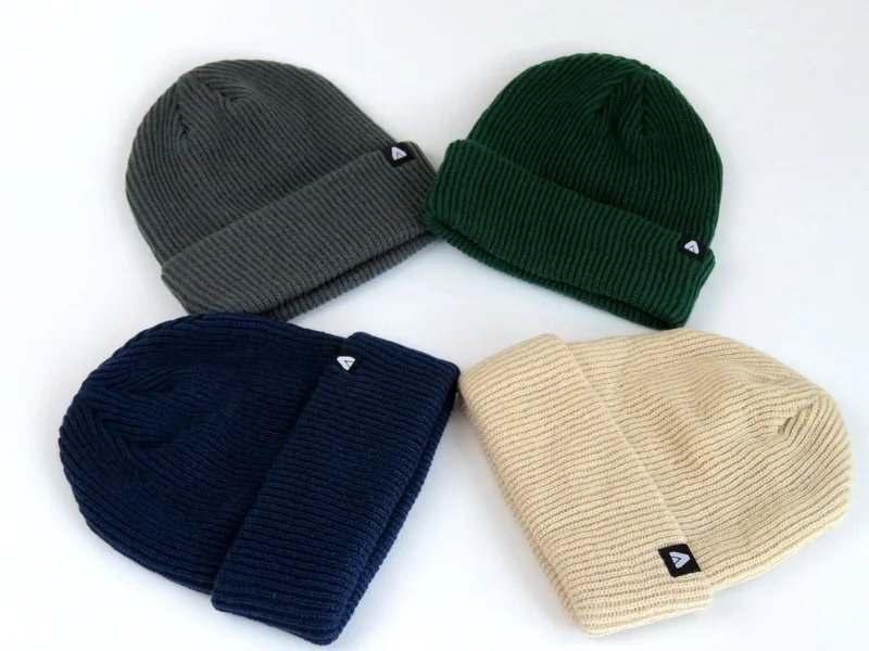 Custom cheap cuff knit hat knitted beanie hat