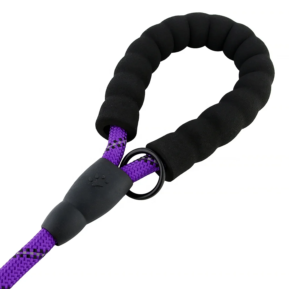 Professional Manufacturer Pet Rope Leash Reflective Strap with Premium Space Aluminum Hook