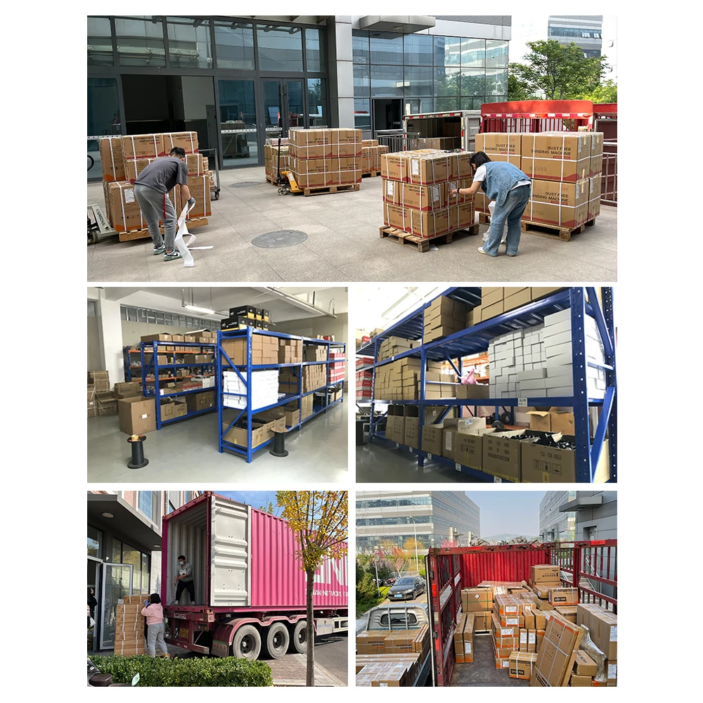 Factory sale 70*400mm electric variable speeds square random orbital sander