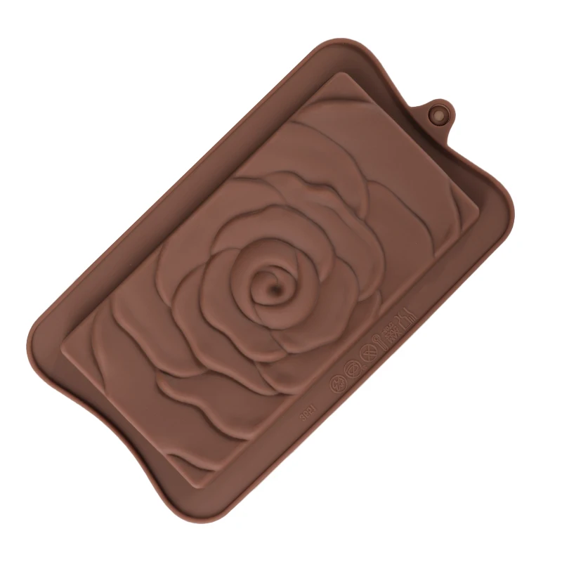 Rose Flower Shape Silicone Chocolate Moulds Non Stick 3D Baking Mold Tools Versatile Food Grade Silicone Molds for Chocolate
