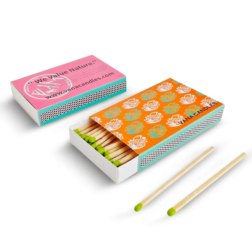 Factory directly supply custom safety candle matches wooden match sticks in bulk