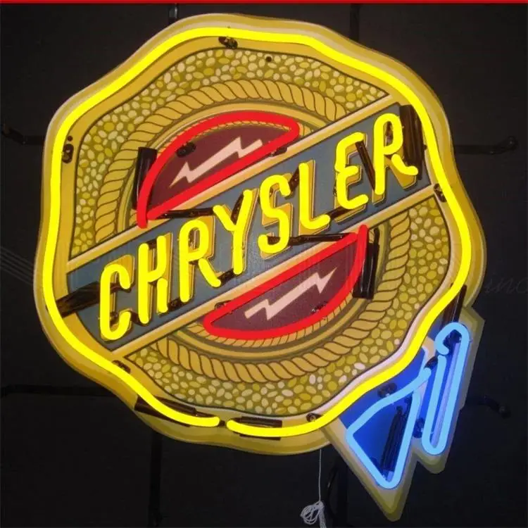 wholesale china factory price glass tube custom man cave glass neon light sign