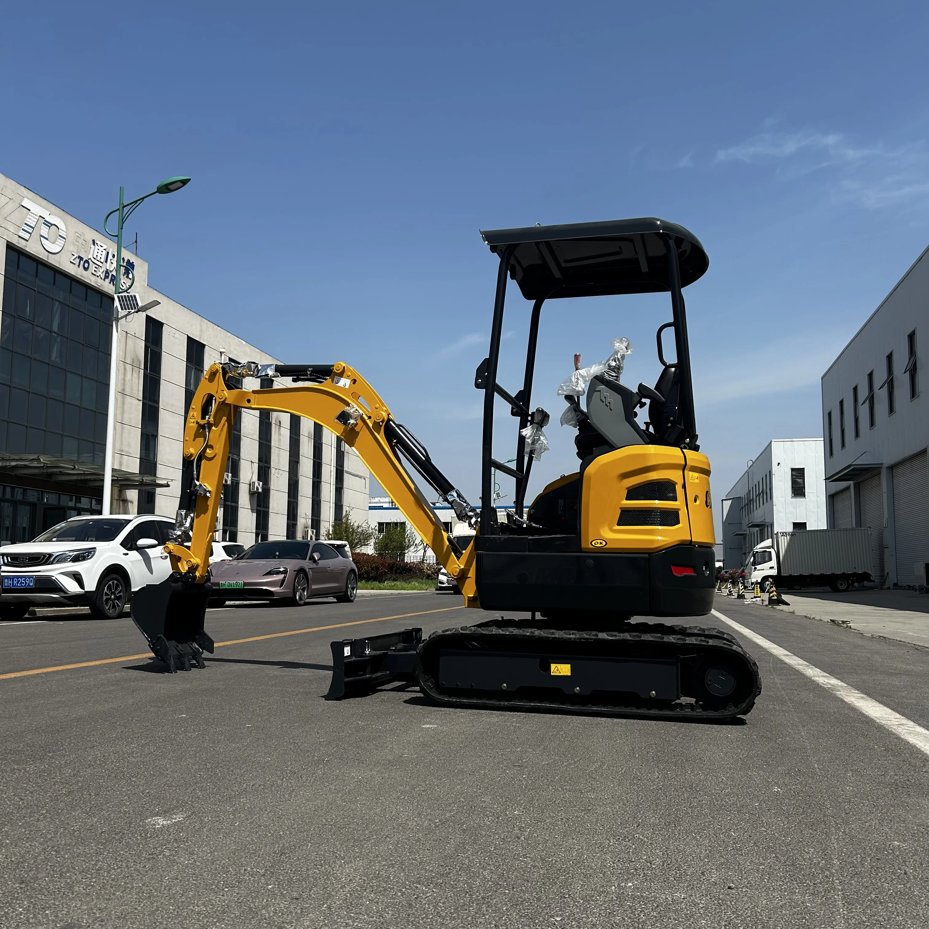 Бесплатная Доставка 1 тонный 5 2-тонный мини-экскаватор с Kubota/Yanmar/Электрический/пульт дистанционного управления готов к продаже