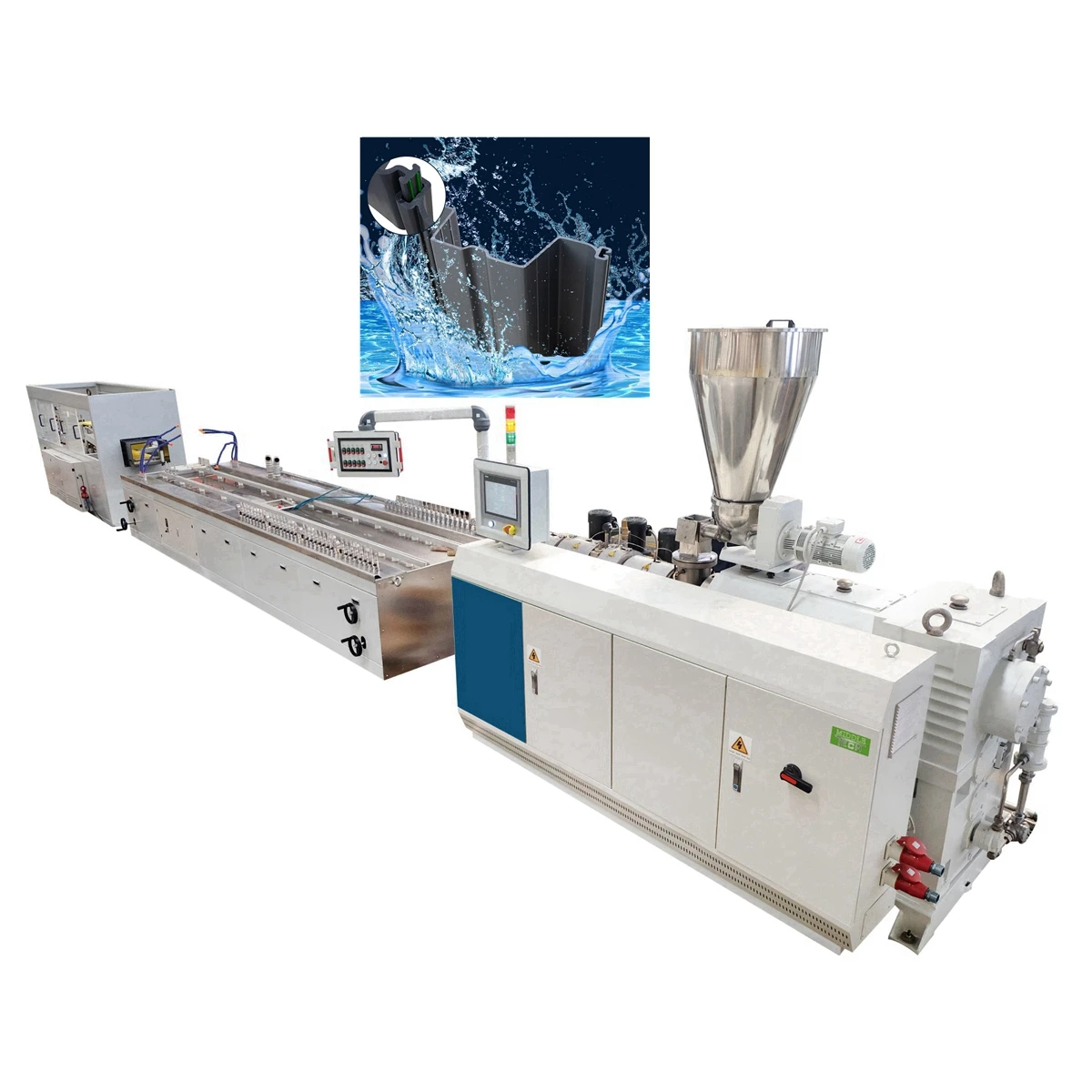 ПВХ винил U Z Тип 2 4 изготовитель пластиковых швабр Harga подпорные морские стены профильная панель производственная линия