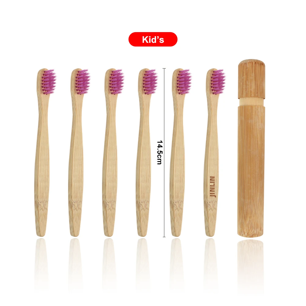 High Quality Wholesale China Cheap Price Tooth Brush Cleaner Best Custom Bambu Tube Kids Toothbrushes With Bamboo Case