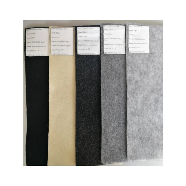 High Quality 100% Polyester Fiber Felt 4 Way Stretch RV camper Interior Conversion Carpet