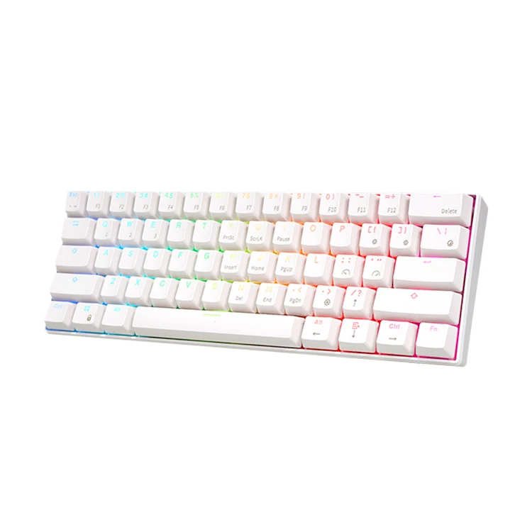 2021 Best SEll Factory Price Led Breathing light Gaming Mechanical keyboard for rk61 gaming keyboard