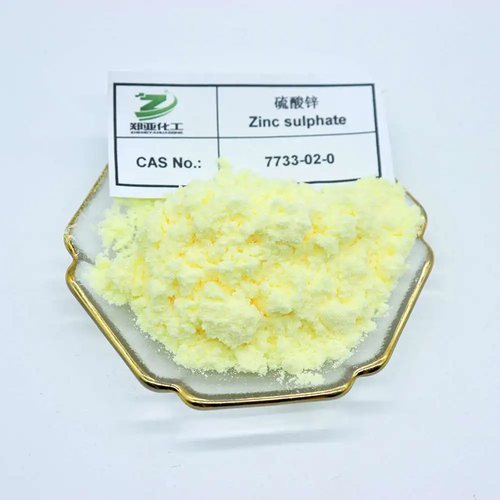 Industrial Grade Alum Granular Zinc Sulfate Fully Water Soluble Zn34.5% Agricultural Zinc Sulfate Monohydrate Powder