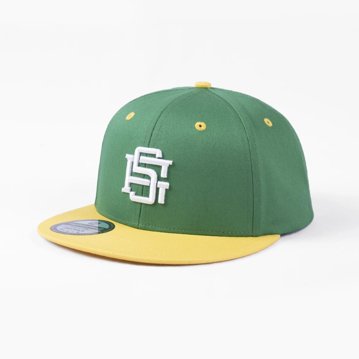 high quality mens new embroidery era gorras 6 Panel flat bill Brim blank custom logo two tone snapback caps hats