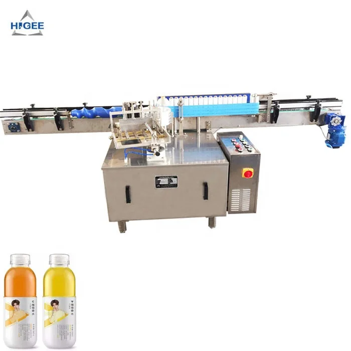 Automatic wet glue labeling machine for bottle cosmetic plastic bottle paste labeling machine packaging and labeling machine pri