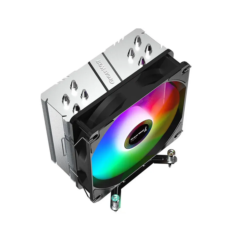 Greatwall X4 Multicolored CPU Air Cooler Copper Aluminum Radiator Cooling Fan Heatpipe 4Pin Box Heatsink Computer Case