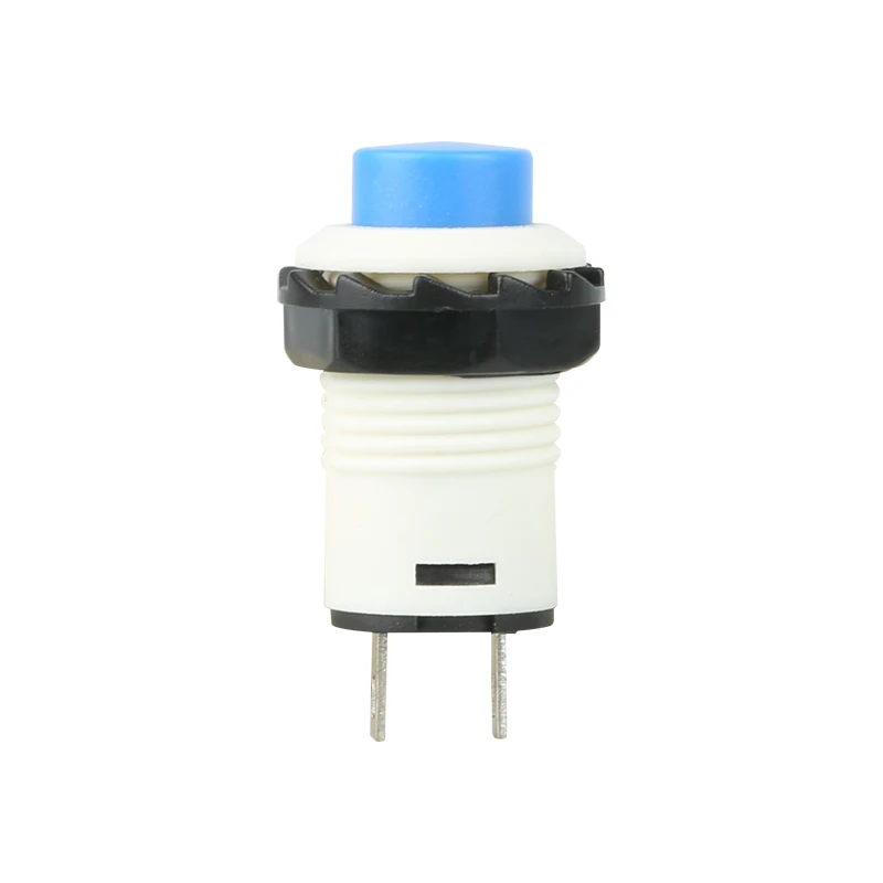 12v momentary metal switch horn push button 12mm ip67 waterproof black