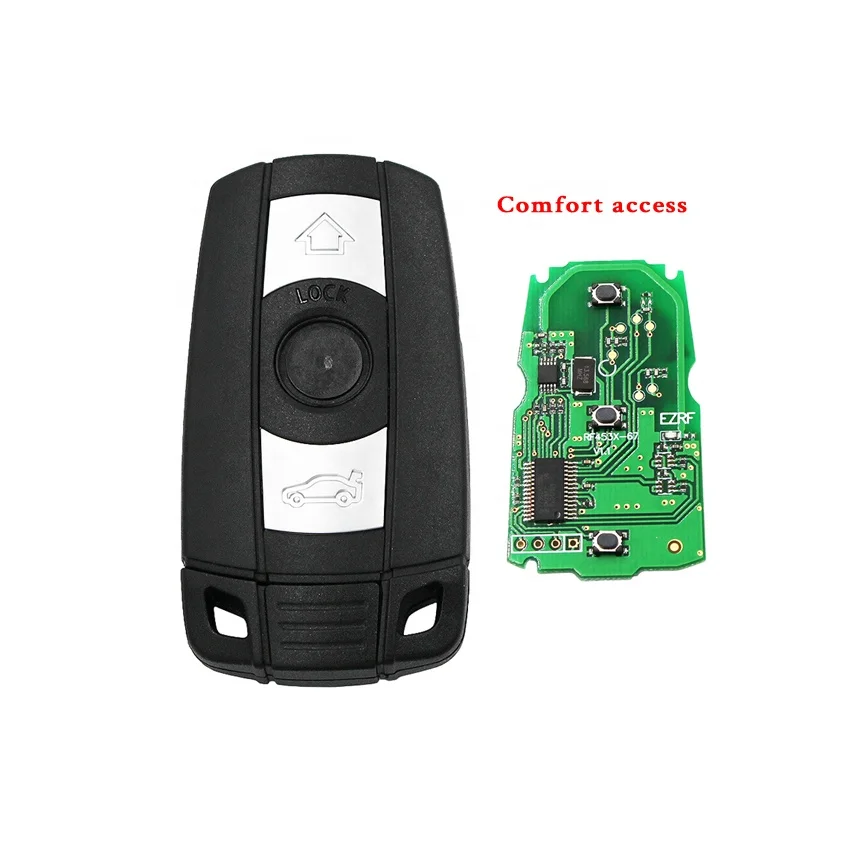 Smart keyless go Remote Key 3 BTN 315MHZ 868MHZ ID46 chip for BMW CAS3 CAS3+ 1 3 5 Series X5 X6 2006-2011 Comfort Access System