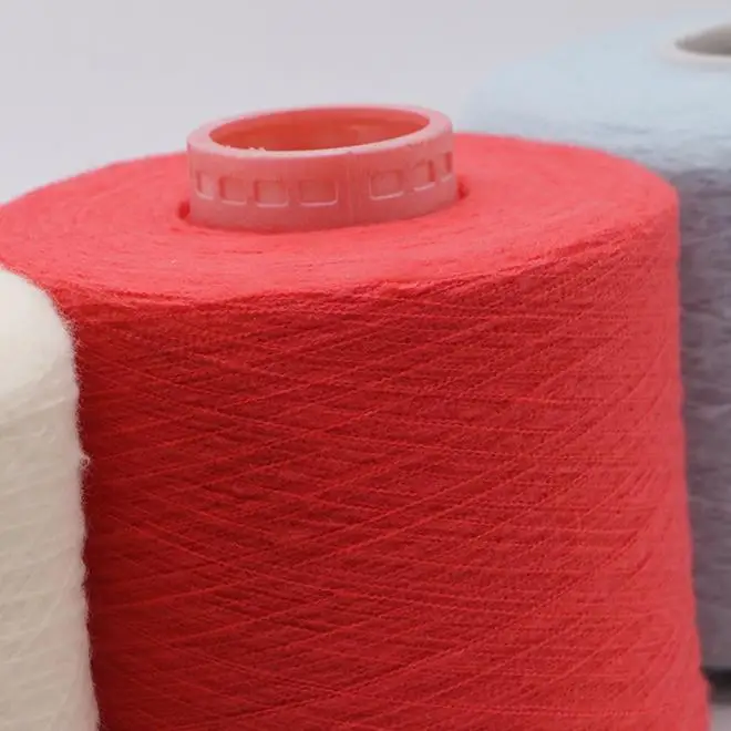 XINGLIN Manufacture Hot Sale  9NM /1 100% POLYESTER  Dry  Low Price Net Weight Delivery Sweater Yarn for winter knitting machine